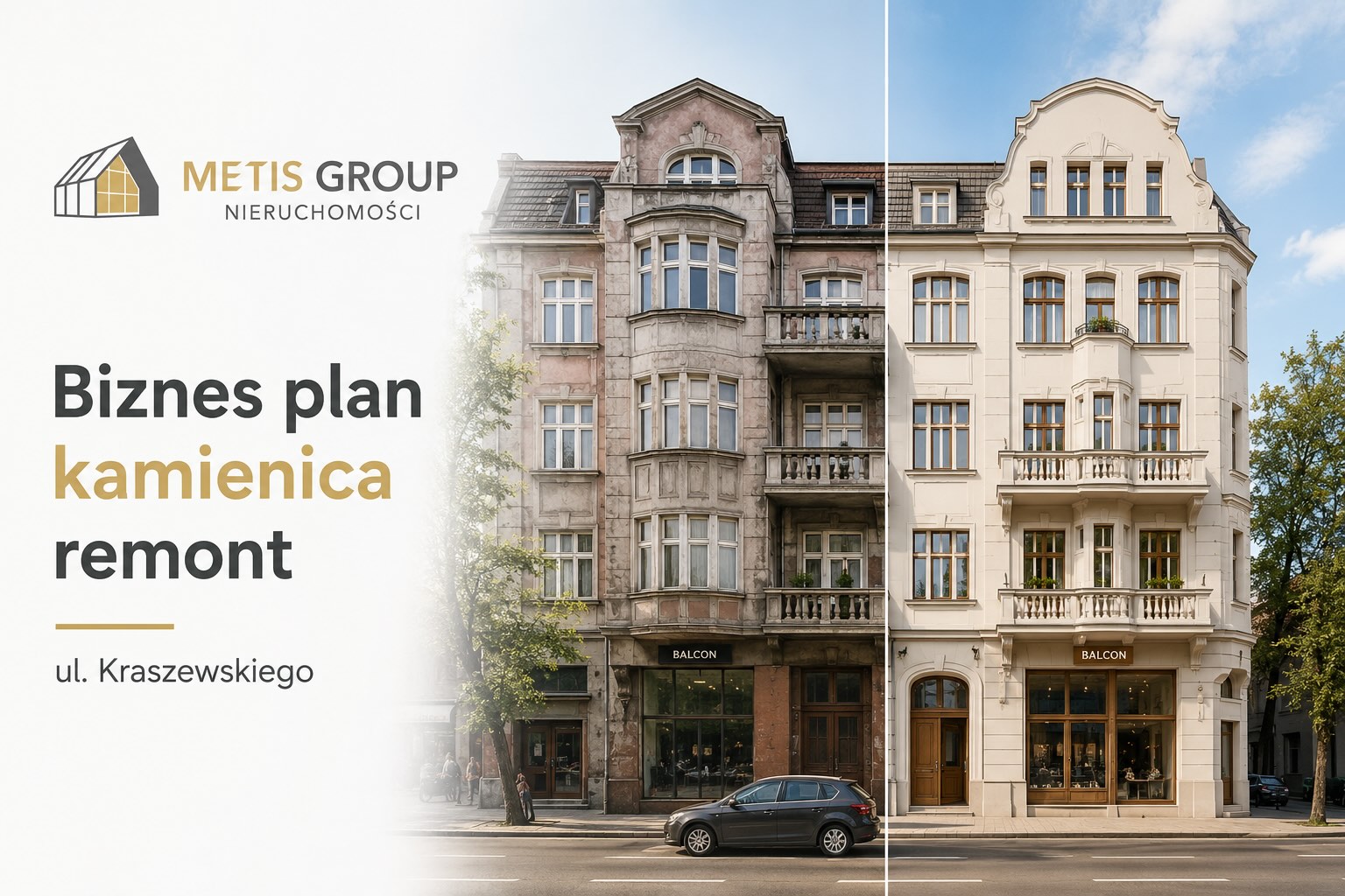 Biznes plan kamienica remont ul. Kraszewskiego