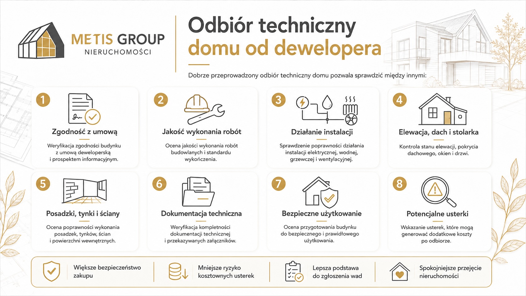 Odbiór techniczny domu jednorodzinnego lub bliźniaka- jak się przygotować?