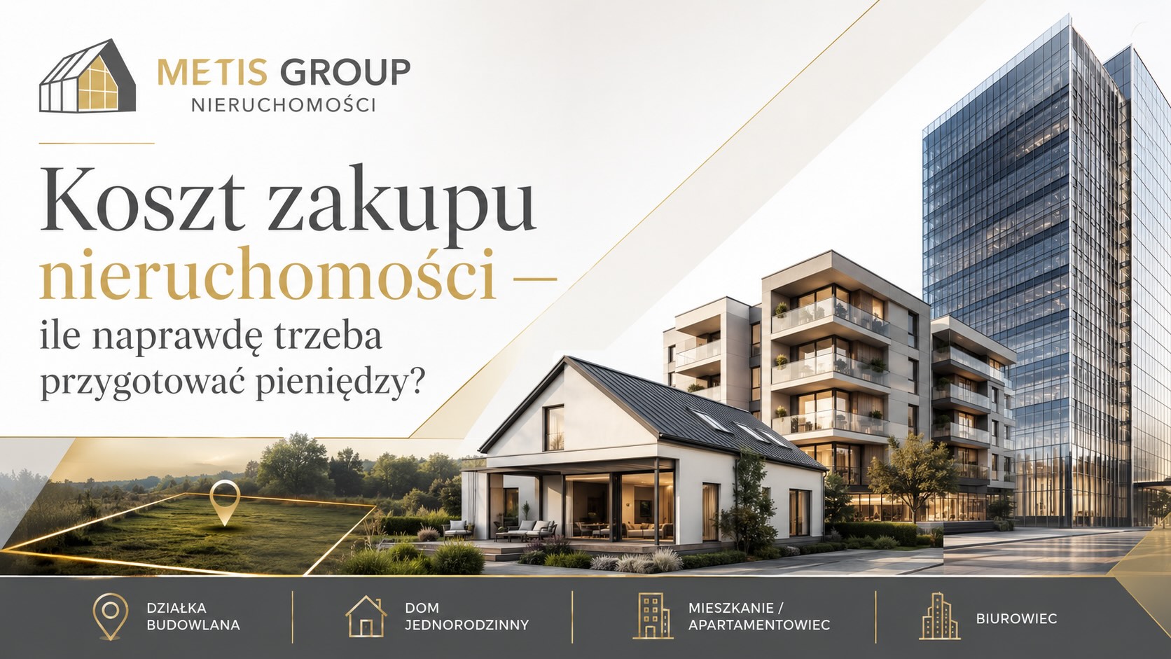 Koszt zakupu nieruchomości — ile naprawdę trzeba przygotować pieniędzy?