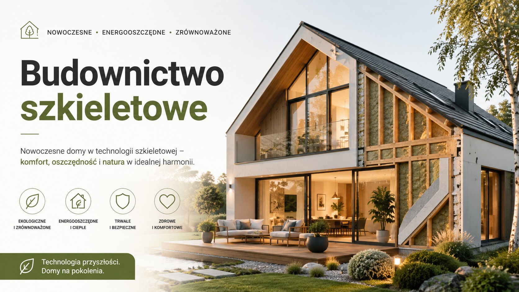 Budownictwo szkieletowe drewniane — trwały i energooszczędny dom
