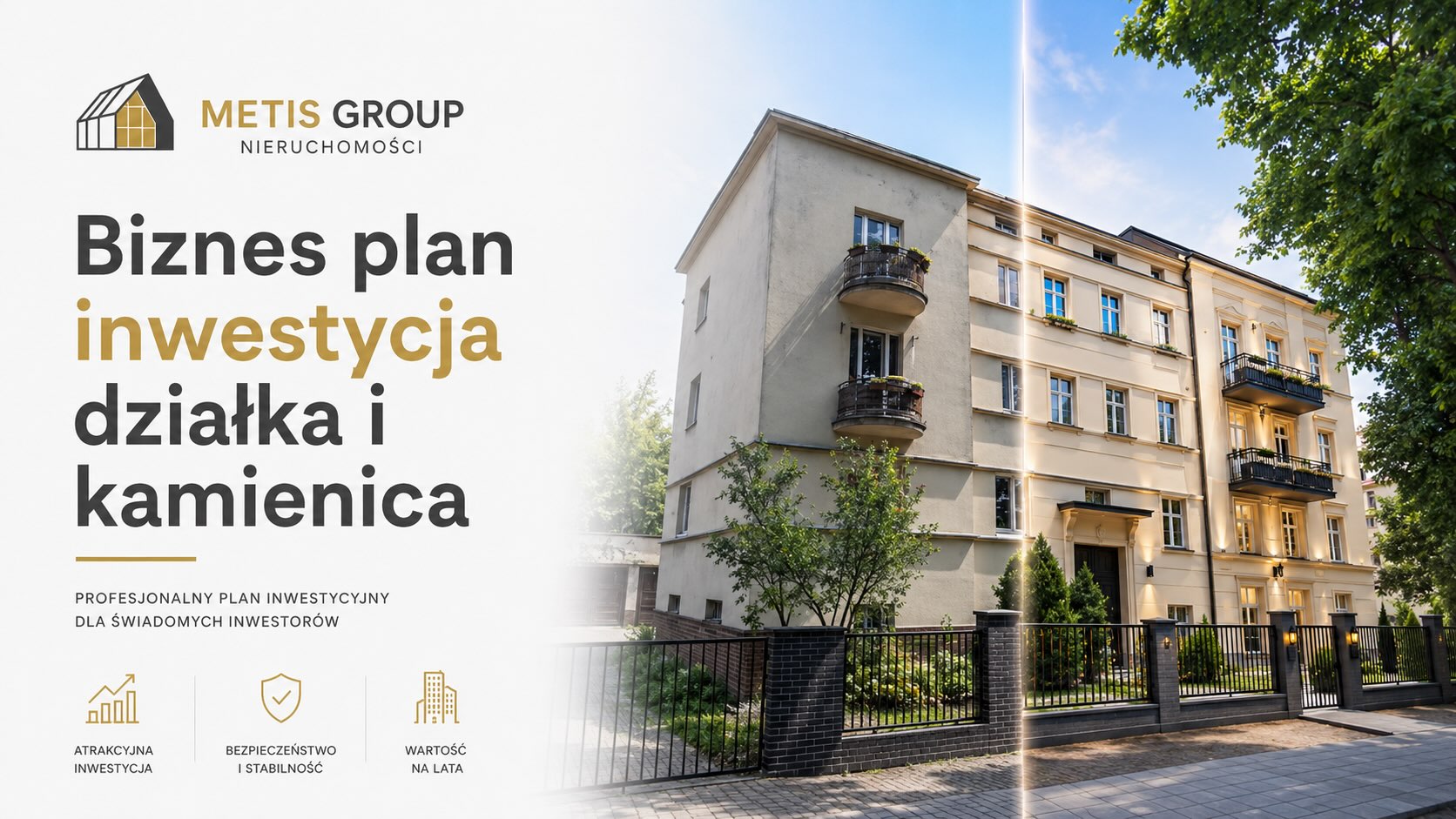 Biznes plan dla działki i kamienicy