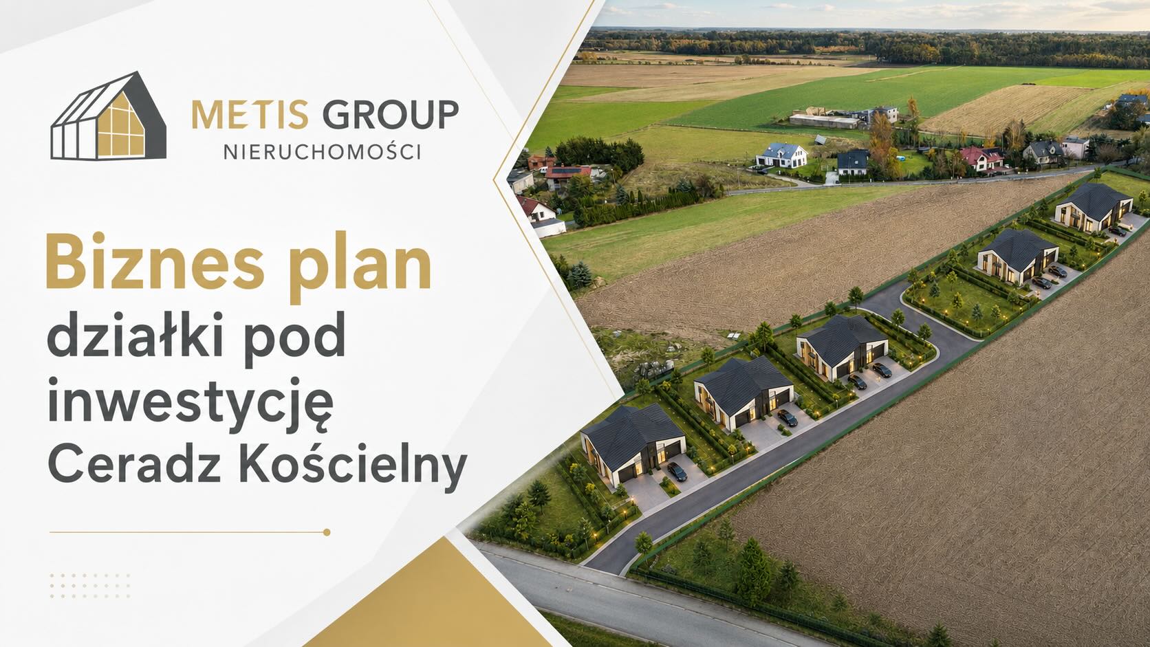 Biznes plan działki pod inwestycję Ceradź Kościelny