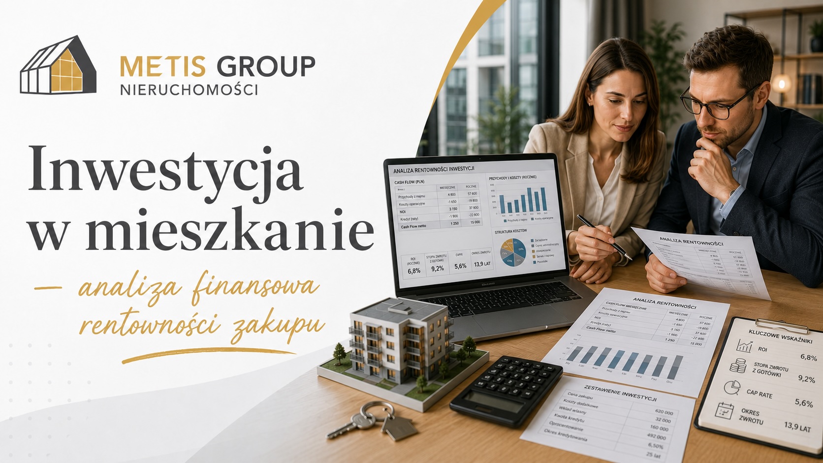 Inwestycja w mieszkanie — analiza finansowa rentowności zakupu