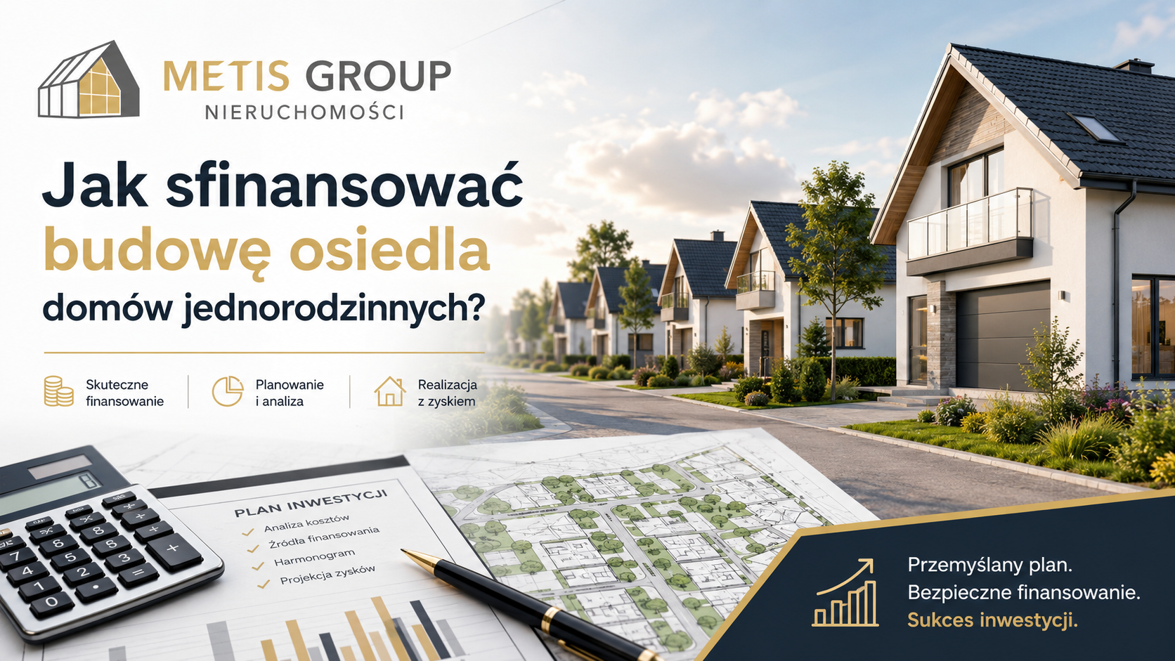 Jak sfinansować budowę osiedla domów jednorodzinnych?