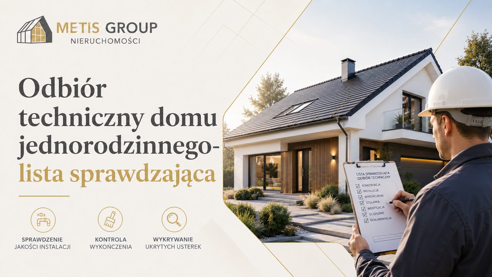 Odbiór techniczny domu jednorodzinnego- lista sprawdzająca