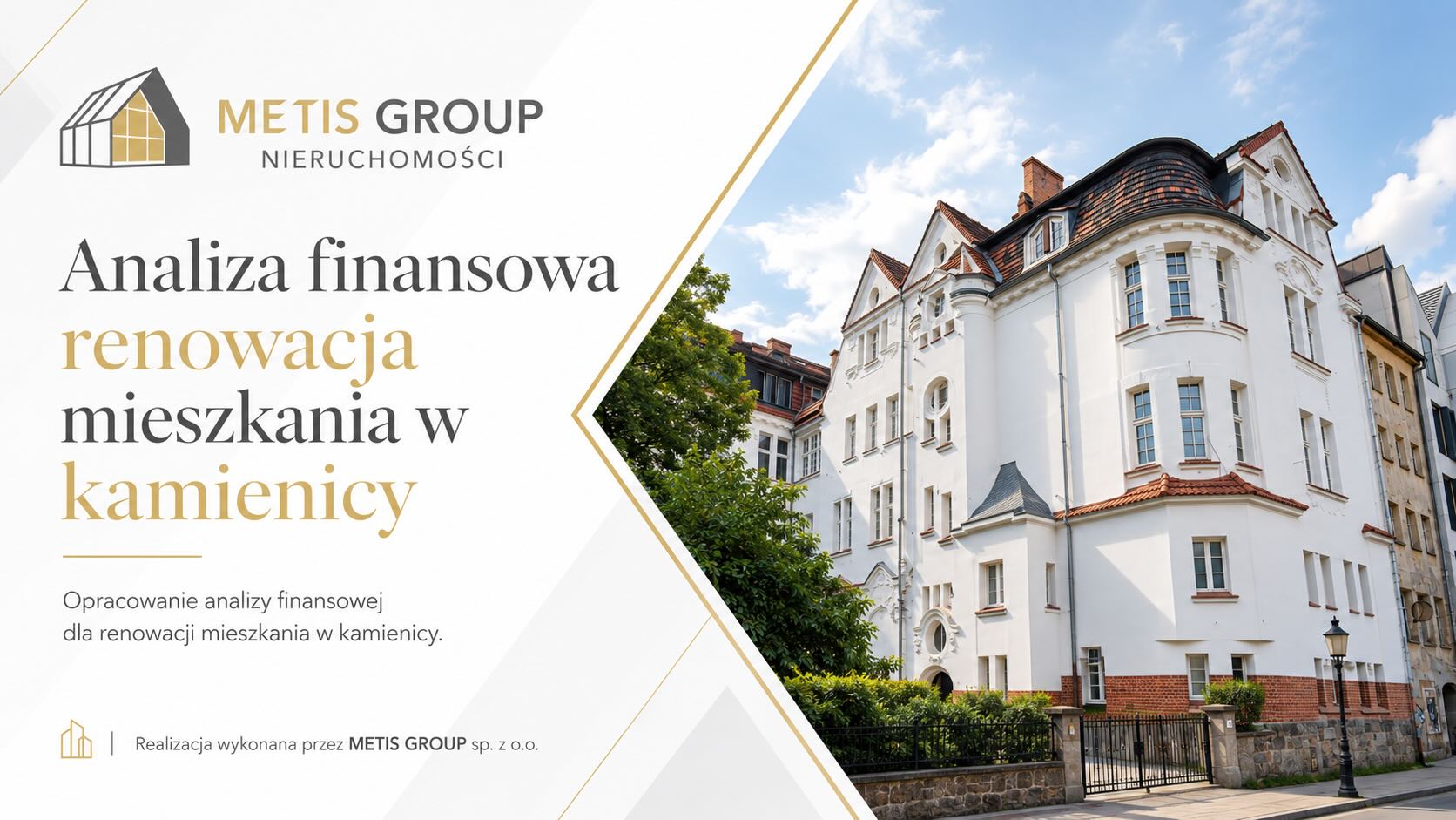 Analiza finansowa renowacja mieszkania w kamienicy