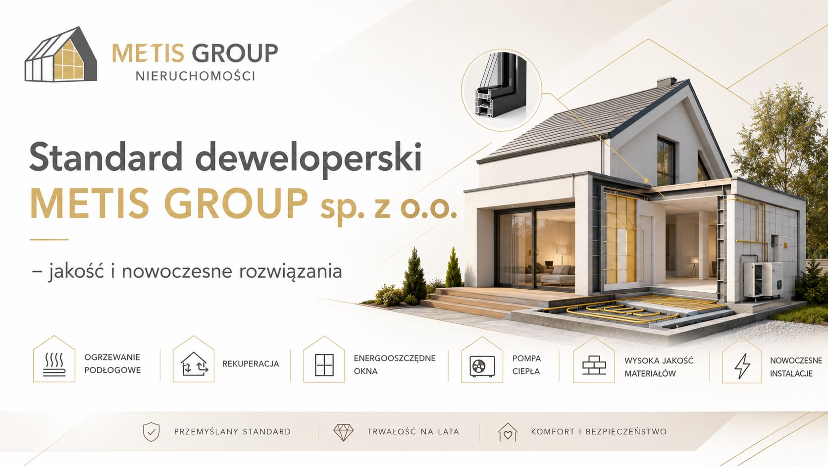 Standard deweloperski METIS GROUP sp. z o.o. – jakość i nowoczesne rozwiązania