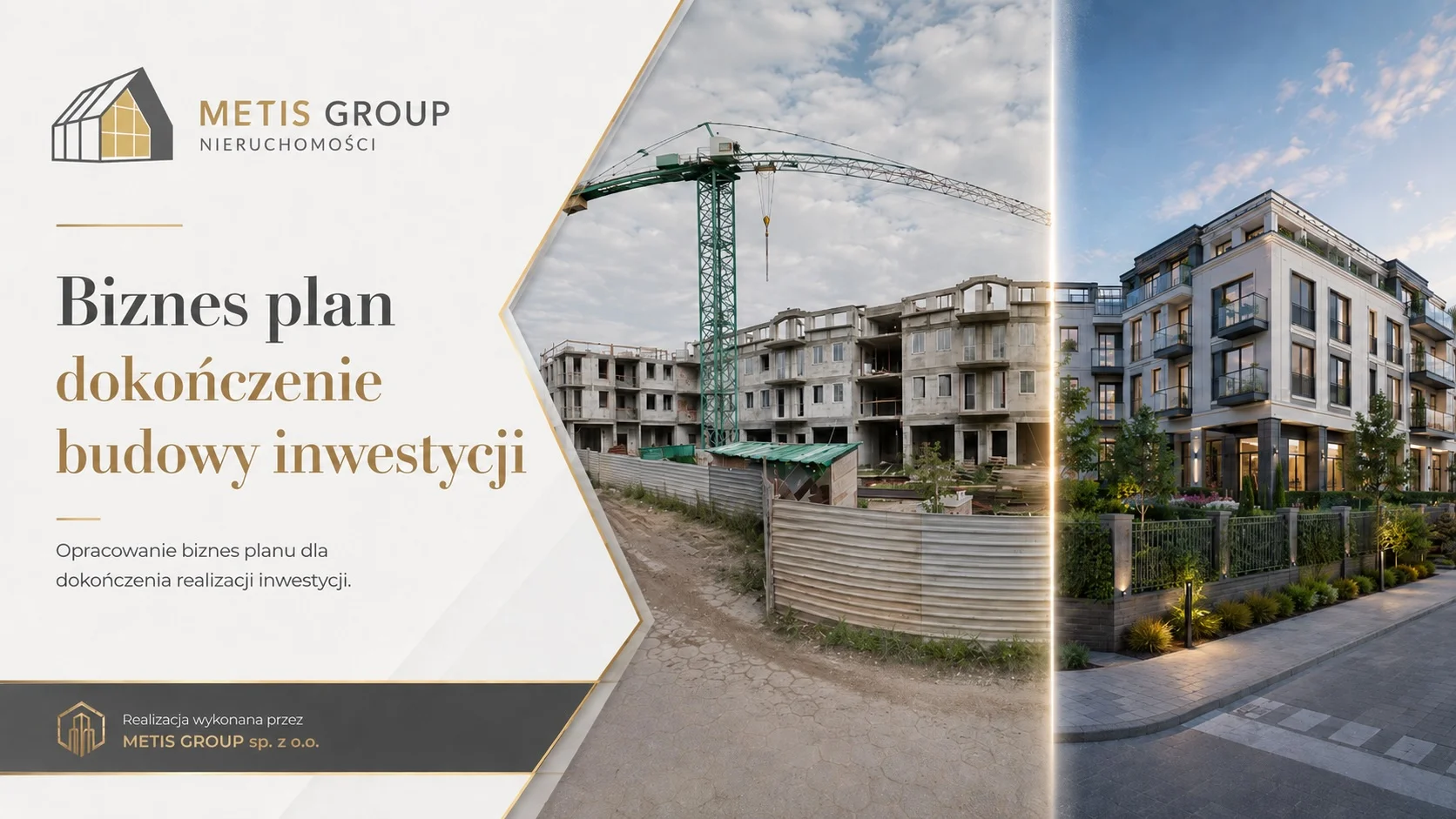 Biznes plan dokończenie budowy inwestycji