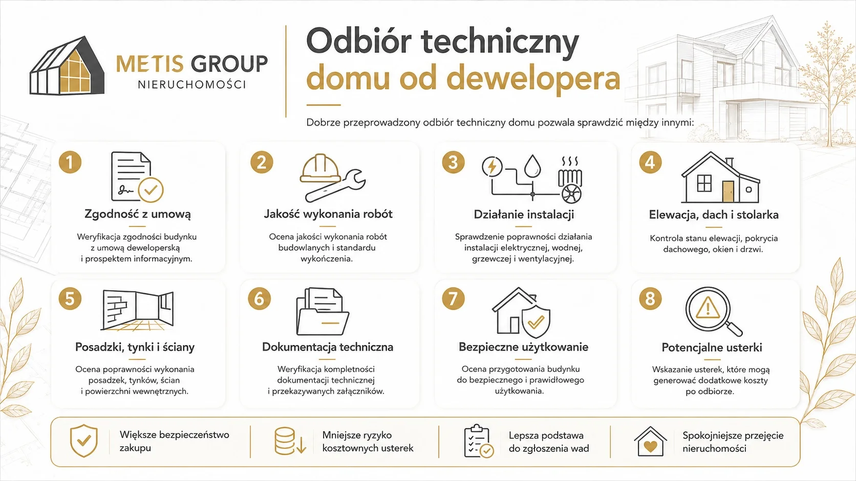 Odbiór techniczny domu jednorodzinnego lub bliźniaka- jak się przygotować?