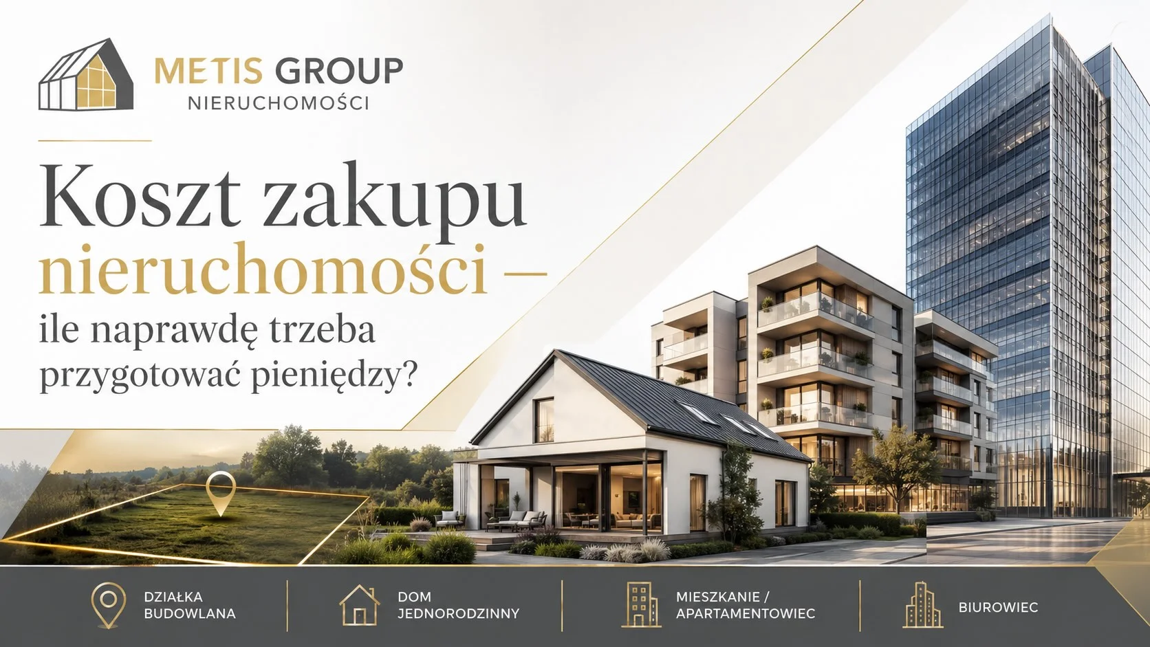 Koszt zakupu nieruchomości — ile naprawdę trzeba przygotować pieniędzy?
