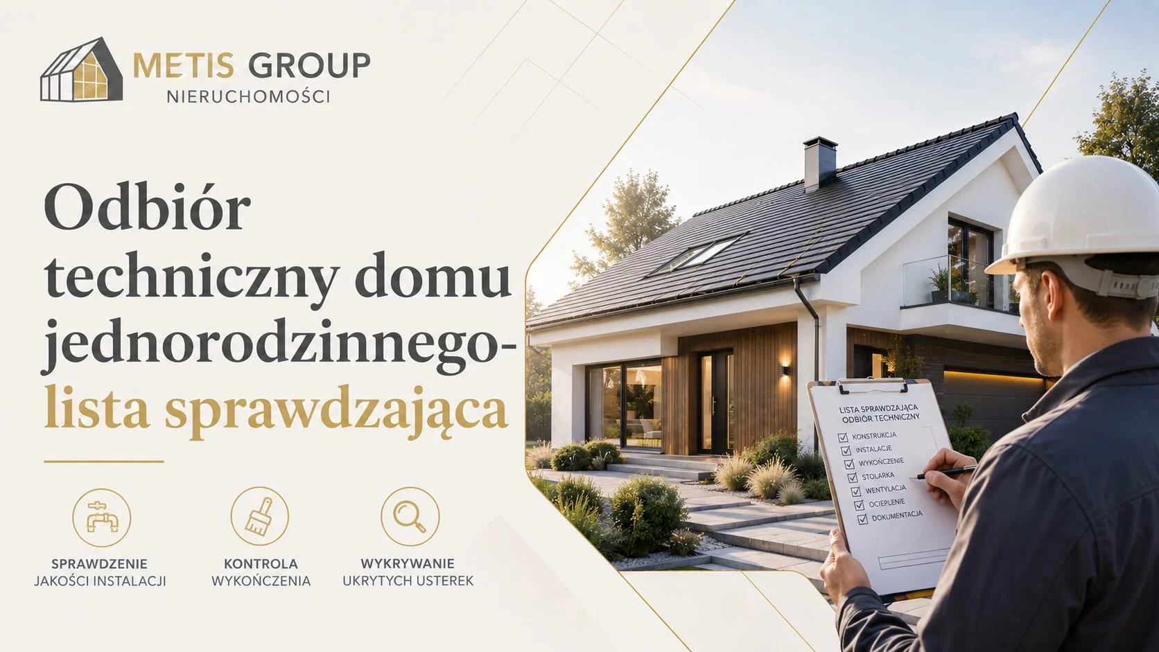 Odbiór techniczny domu jednorodzinnego- lista sprawdzająca
