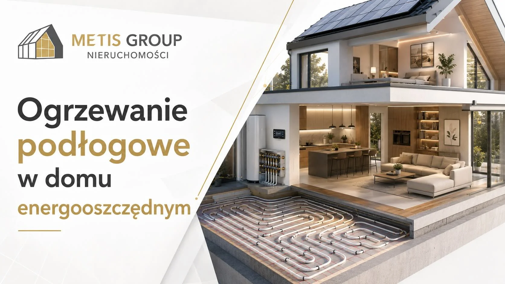 Ogrzewanie podłogowe w domu energooszczędnym