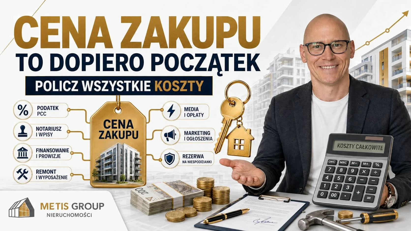 Cena zakupu nieruchomości to dopiero początek kosztów